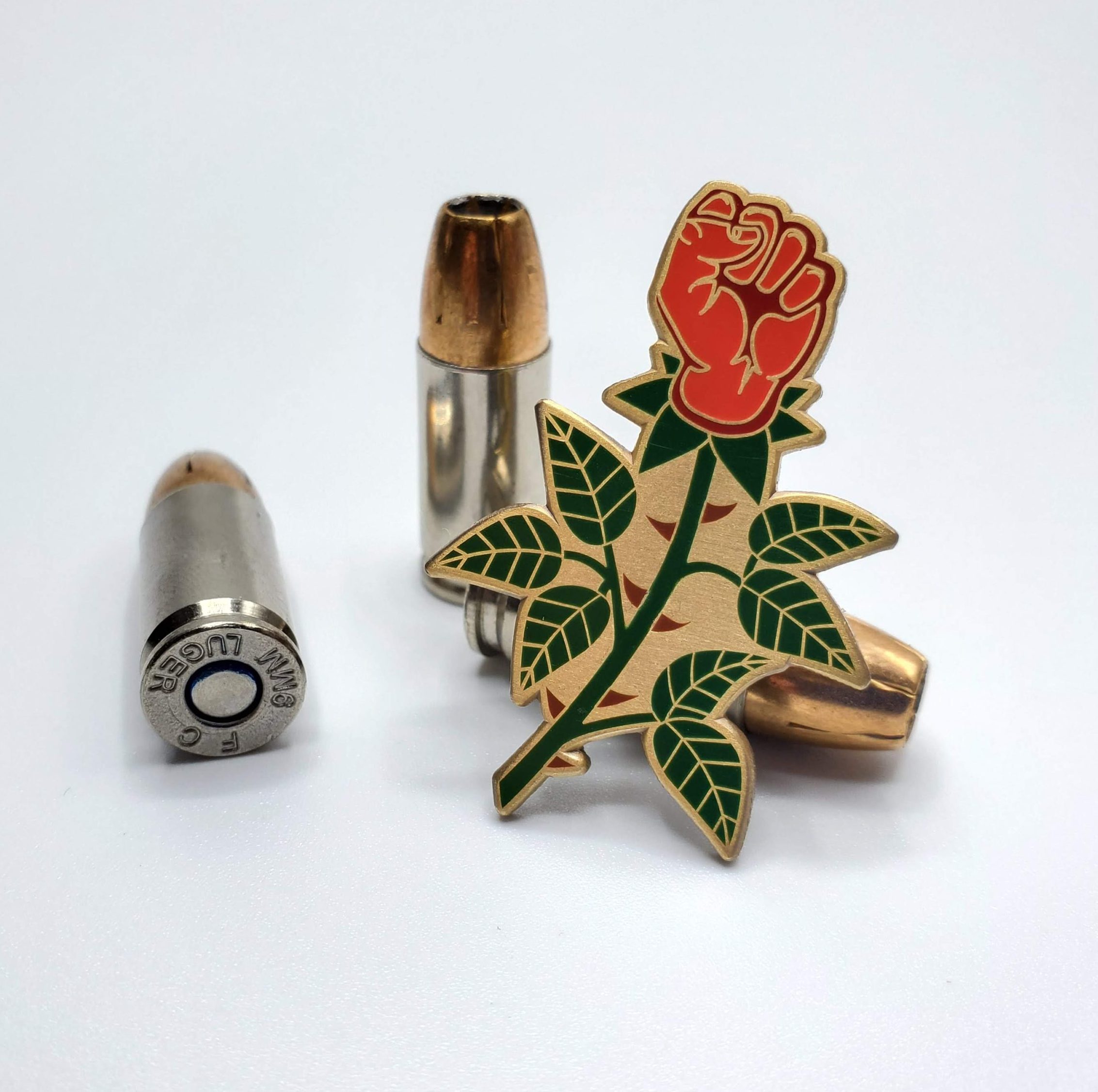Rose Fist Pin - Image 1