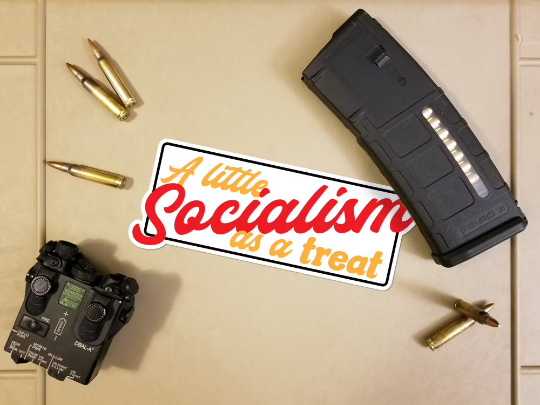 A Little Socialism Sticker