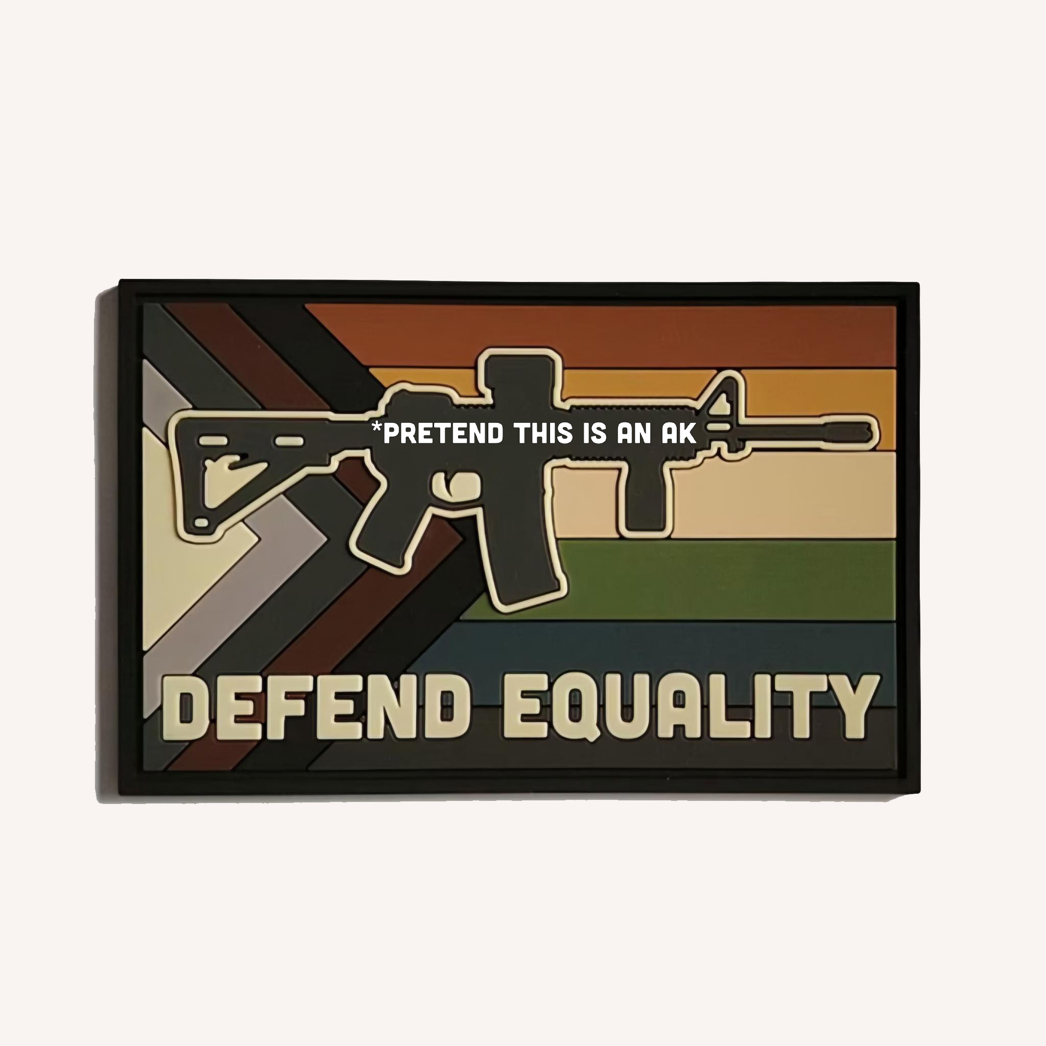 Subdued Defend Equality Progress Pride Patches - Image 3